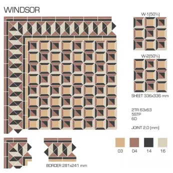 Керамогранит TopCer Victorian Designs Windsor