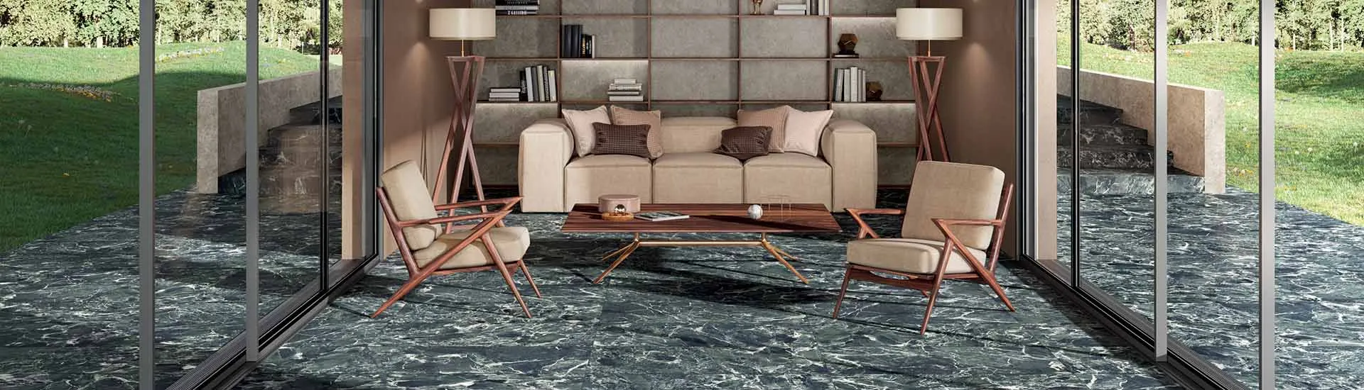 Керамогранит Iris FMG Select Aosta Green Marble