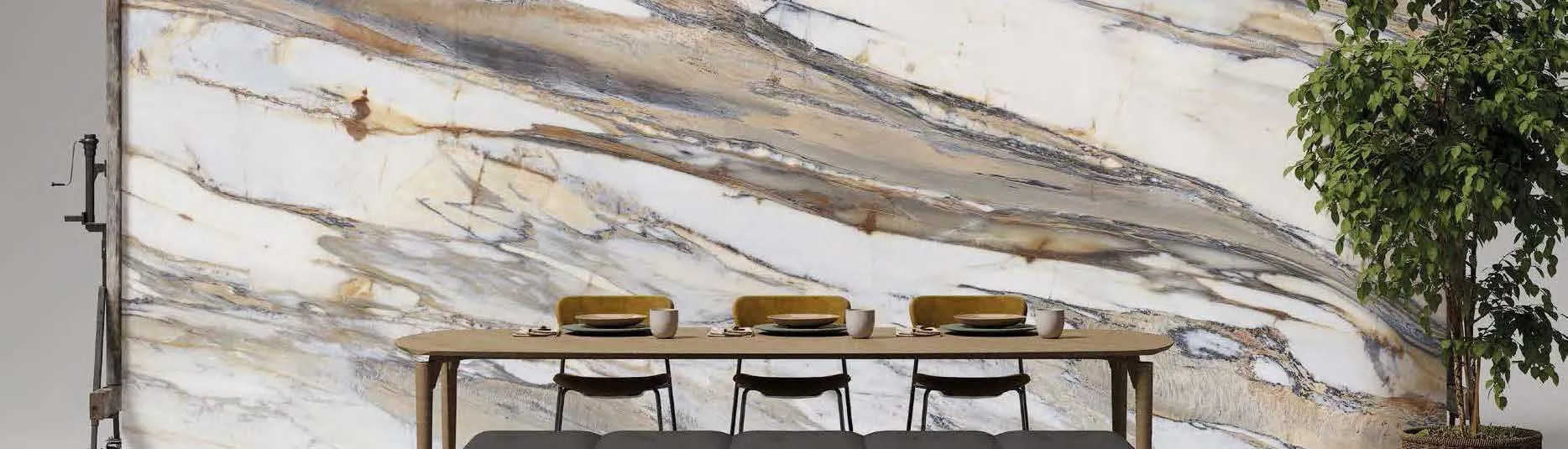 Керамогранит Level by Emil Group Marmi Calacatta Fossil Bookmatch A