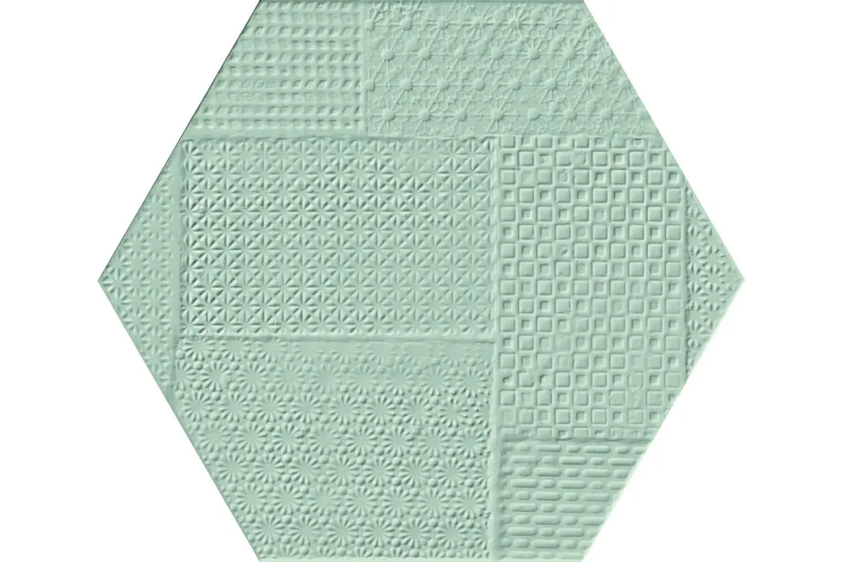 Керамогранит Emil Ceramica Sixty Esagona Timbro Salvia