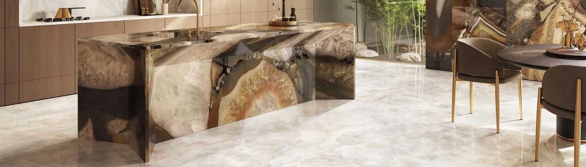 Керамогранит Emil Ceramica Tele Di Marmo Precious Crystal Ambra