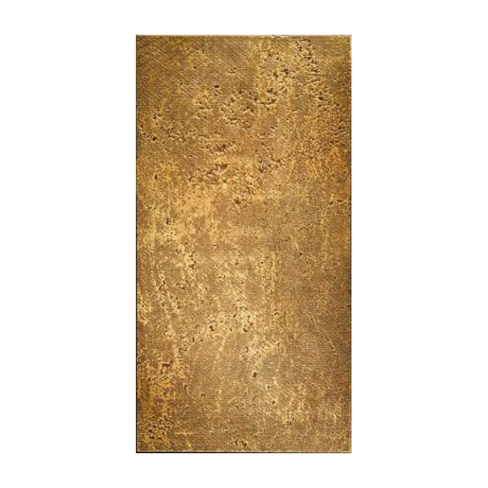 Мрамор Petra Antiqua Lacche 2 OZONE Fondo Oro Decoro Travertino Chiaro  30,5 x 30,5