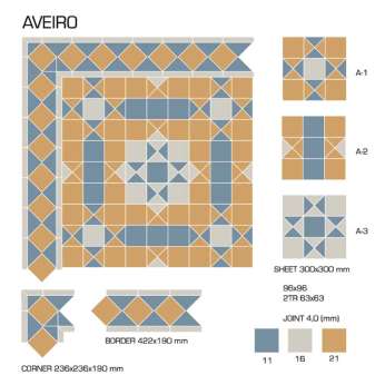 Керамогранит TopCer Victorian Designs (Викториан Дизайн) Aveiro
