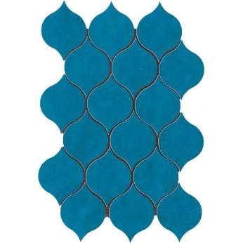 Керамогранит Cerasarda Sardinia Mosaico Goccia Azzurro Mare