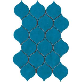 Mosaico Goccia Azzurro Mare