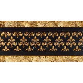 Мрамор Petra Antiqua Evolution 2 braid 6 nero marquinia gold 15,5 x 30,5 CM