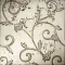 FLOWER Fondo Biancone Decoro Argento 30,5 x 30,5