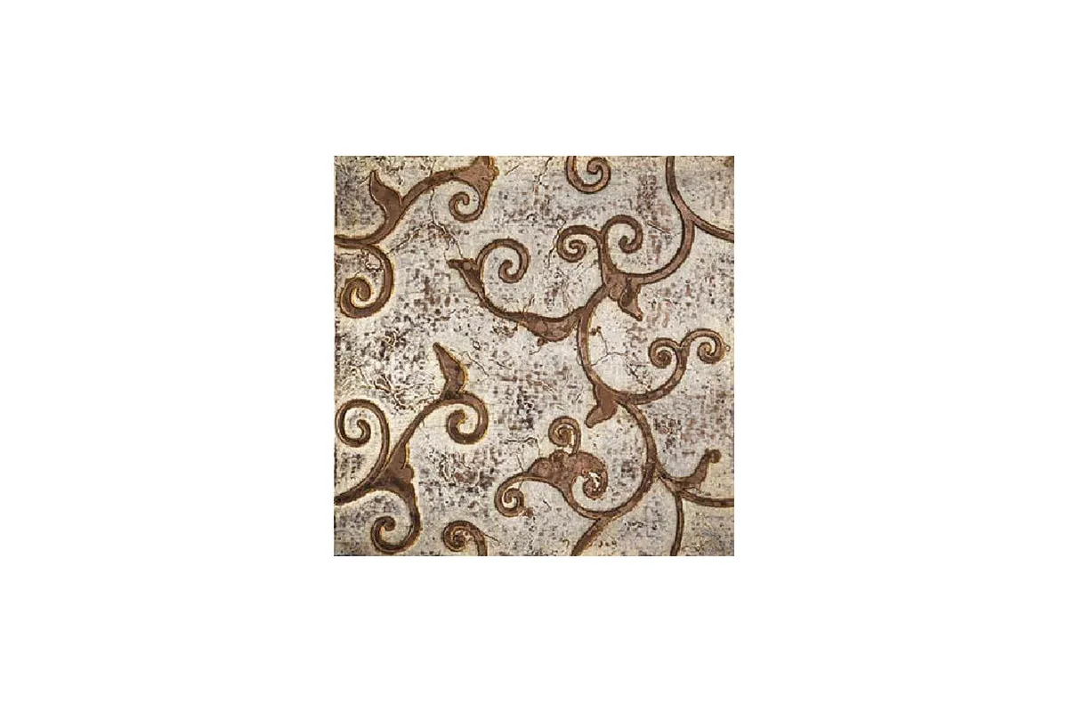 Мрамор Petra Antiqua Lacche 1 Damasco 1Fondo Argento - Decoro Radica 30,5 X 30,5