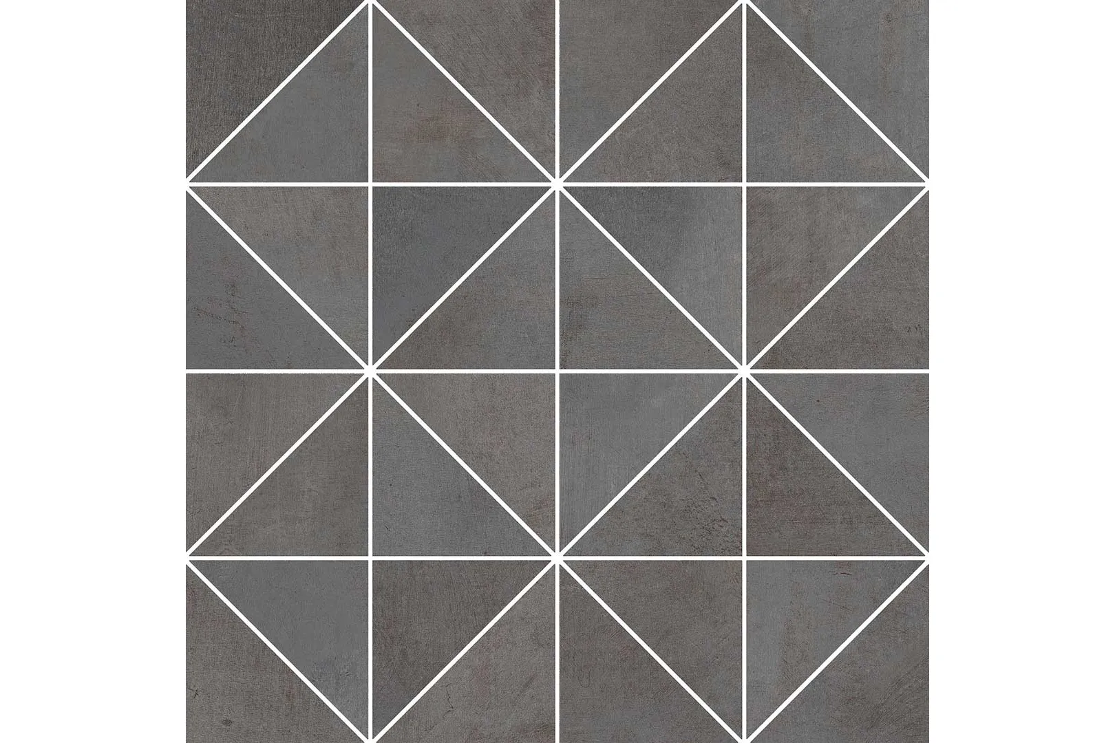 Керамогранит Casalgrande Padana Fusion Mosaico Triangoli Graphite