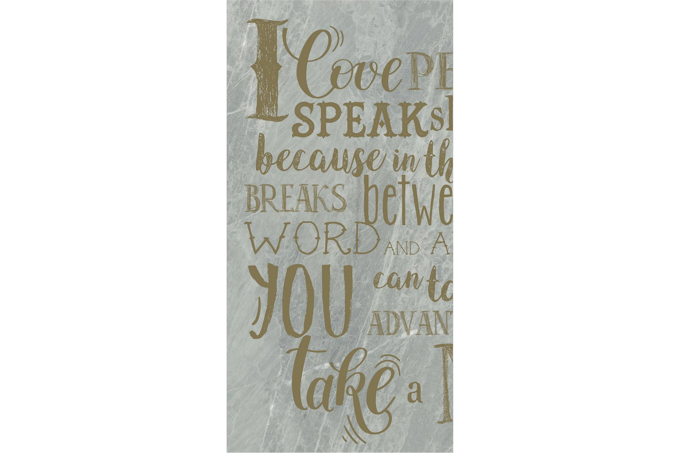 Керамогранит MaxFine by Iris FMG Design Your Slabs Sloth Gold