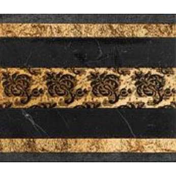 Мрамор Petra Antiqua Evolution 2 braid 4 nero marquinia gold 25,5 x 30,5 CM