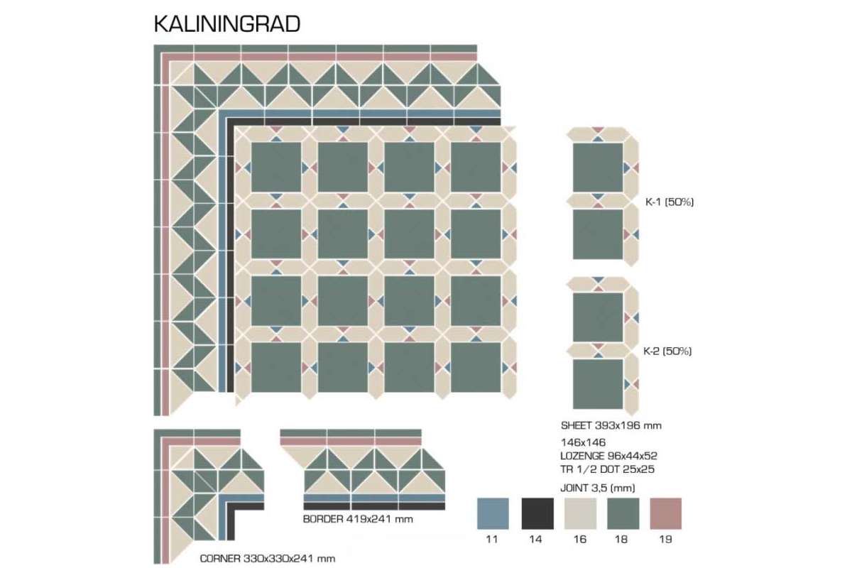 Керамогранит TopCer Victorian Designs (Викториан Дизайн) Kaliningrad