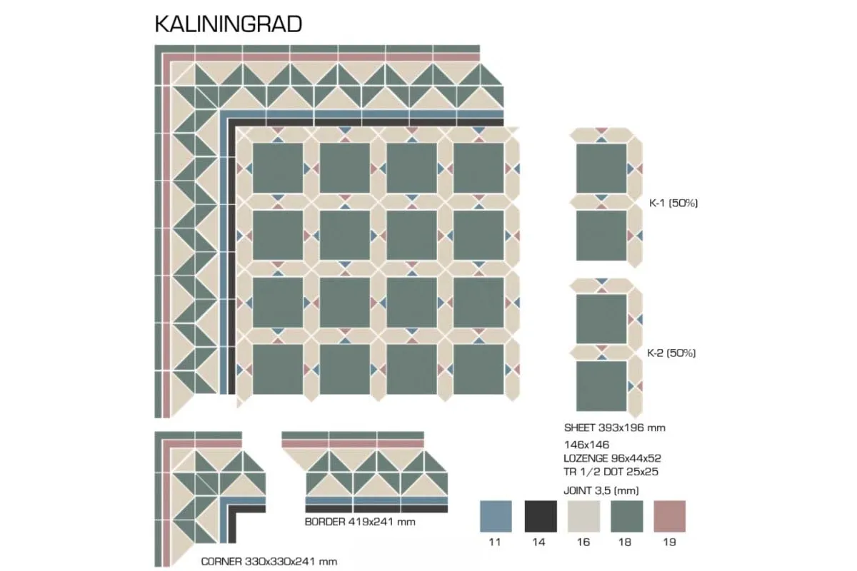 Керамогранит TopCer Victorian Designs Kaliningrad
