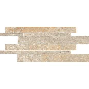 Керамогранит Ergon by Emil Group Oros Stone Sand Mosaico Listelli Sfalsati