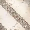 SCROLL Fondo Biancone - Decoro Argento 30,5 x 30,5