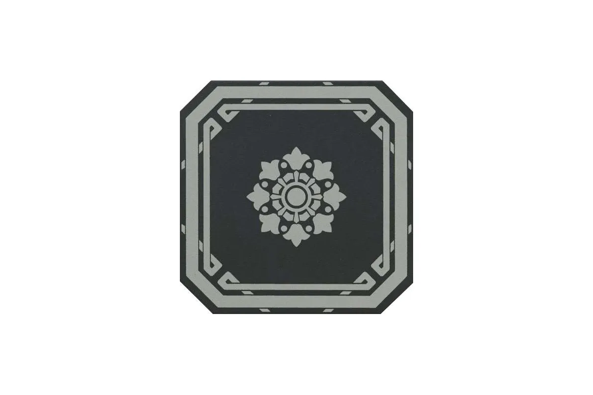 Керамогранит Grazia Ceramiche Old England (Старая Англия) Ottagono Black London