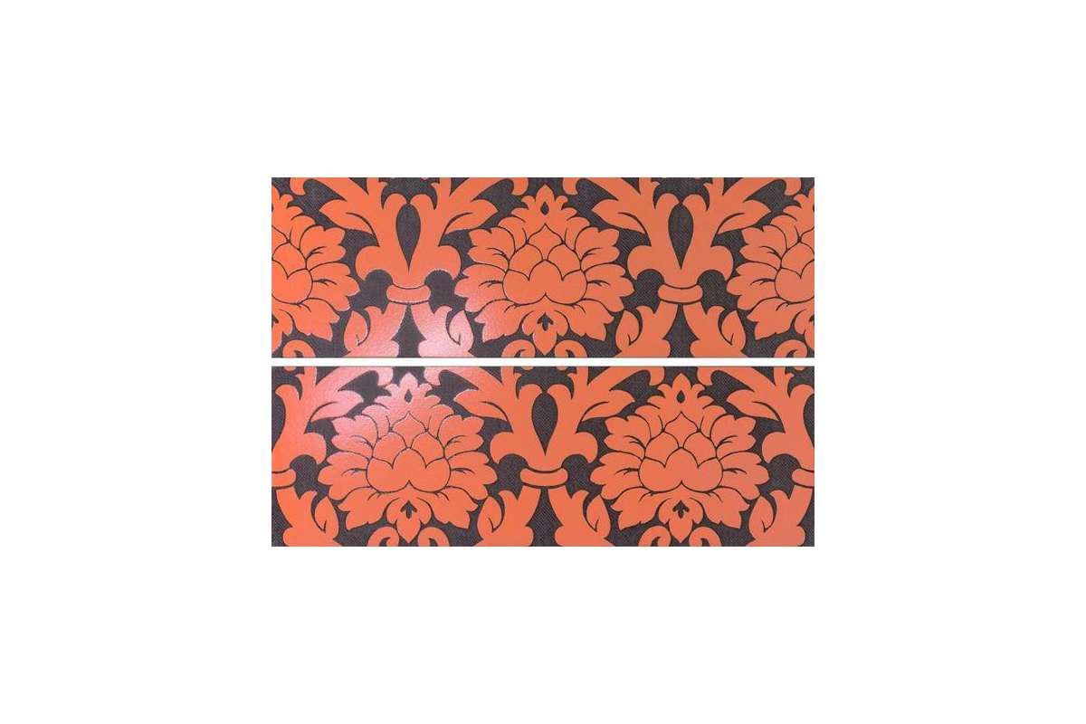 Керамогранит Settecento New Baroque Decoro Velvet ( A + B ) Moka/Orange