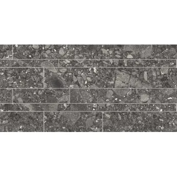 Керамогранит Ergon by Emil Group Lombarda Listelli Sfalsati Nero