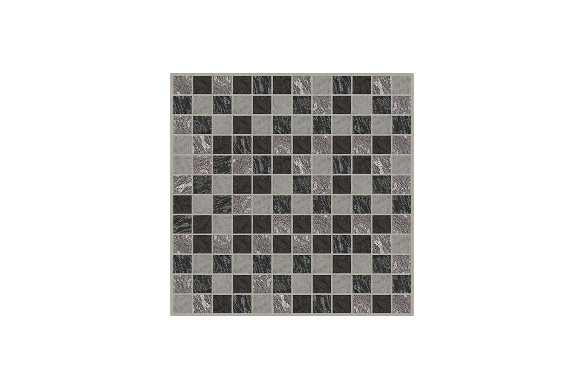 Керамогранит Decoratori Bassanesi Luci di Venezia Intreccio Small Luci-Riflesso-Grey-Graphite