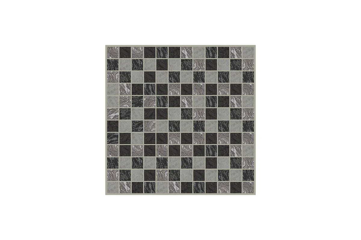 Керамогранит Decoratori Bassanesi Luci di Venezia Intreccio Small Luci-Riflesso-Grey-Graphite