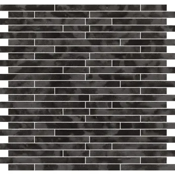 Керамогранит Settecento Nordic Stone Muretto Musiva Nero Pece Su Rete