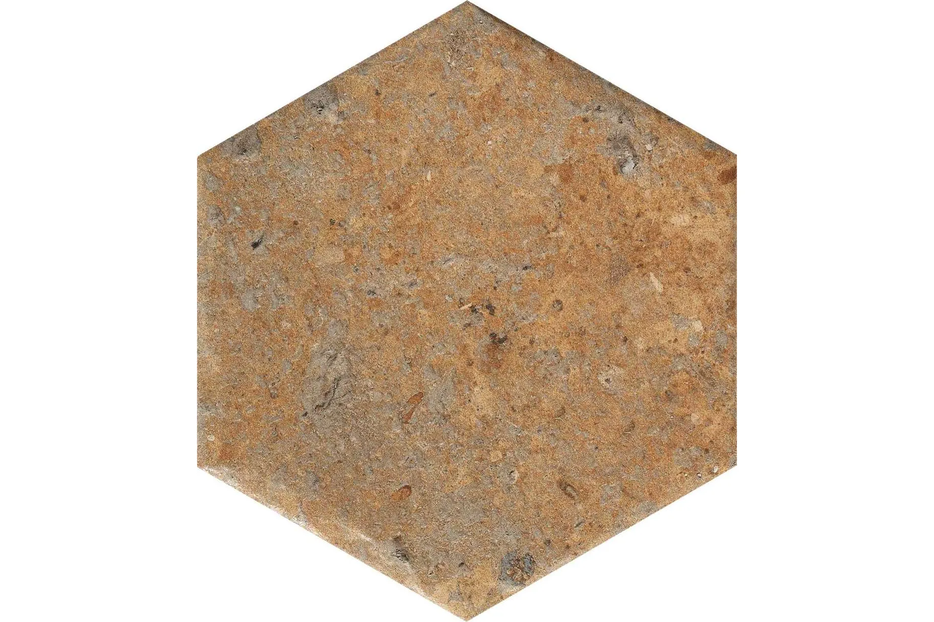 Керамогранит Cir Serenissima Cotto Del Campiano Giallo Umbria Esagona