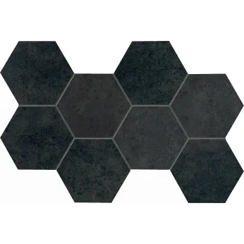 Керамогранит Provenza by Emil Group Vulcanika Link Raku Nero