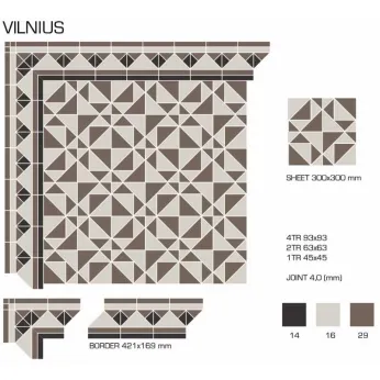 Керамогранит TopCer Victorian Designs Vilnius