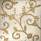 FLOWER Fondo Biancone Decoro Oro 30,5 x 30,5