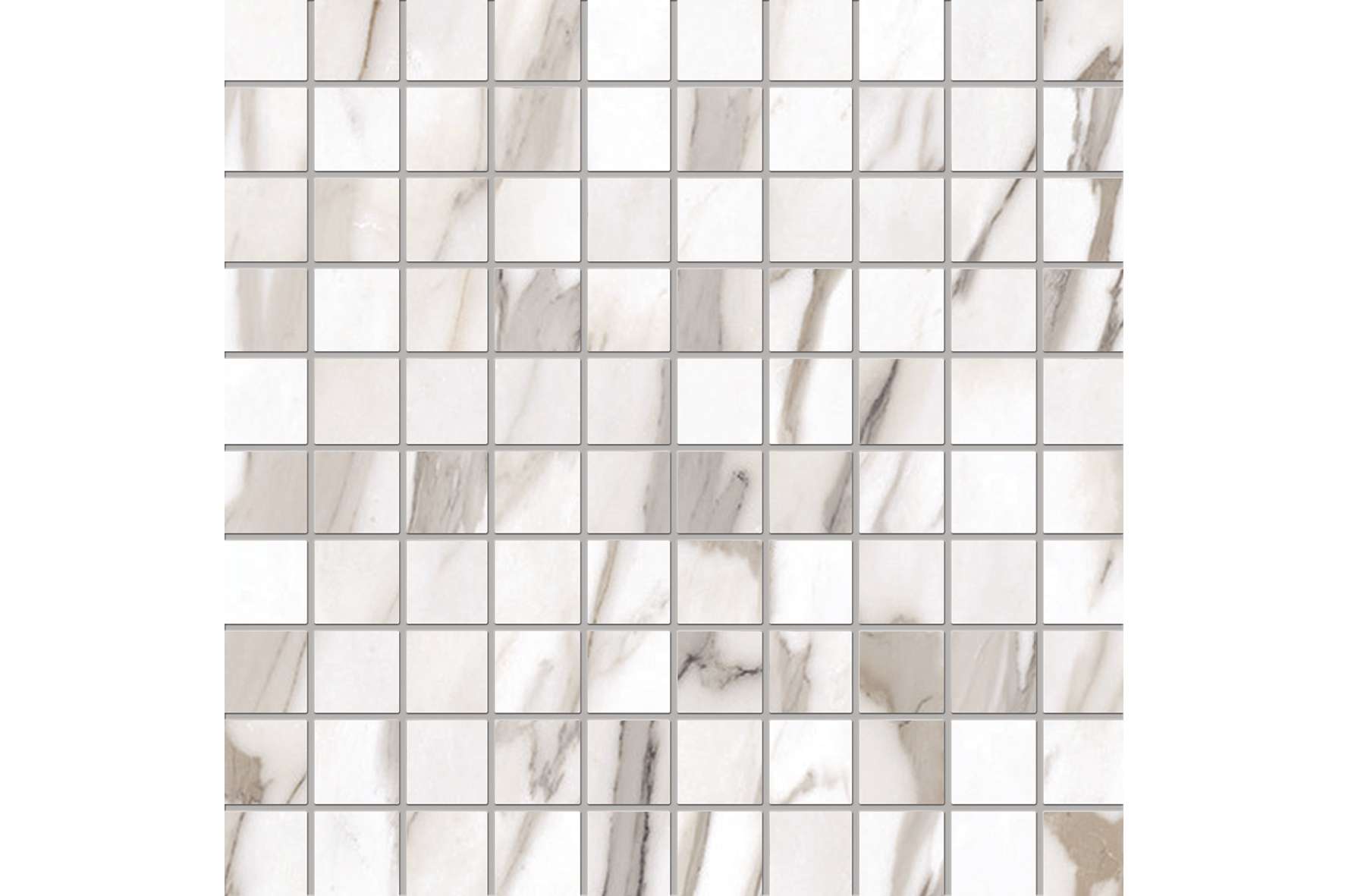 Керамогранит Emil Ceramica Tele Di Marmo Reloaded Calacatta Gold Canova Mosaico 3X3