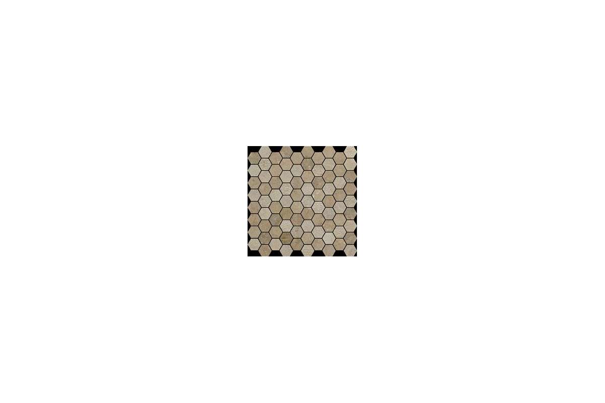 Мрамор Petra Antiqua Evolution Esagono 3,2 Patch 20 Fossil Azul