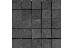 Керамогранит Casalgrande Padana Mineral Chrom Mosaico 5X5 Su Rete Black