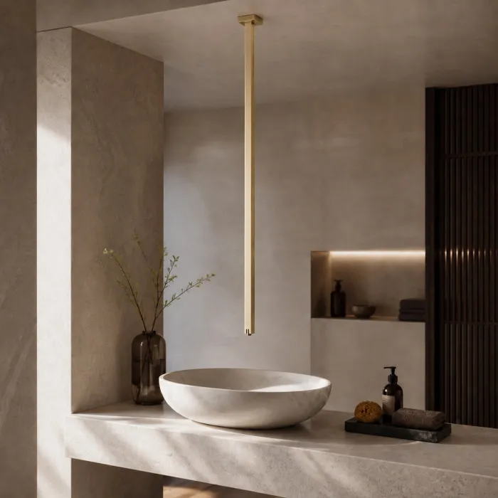 Cантехника Gessi Inverso Diamantato Излив потолочный, комбинируемый с удаленным управлением