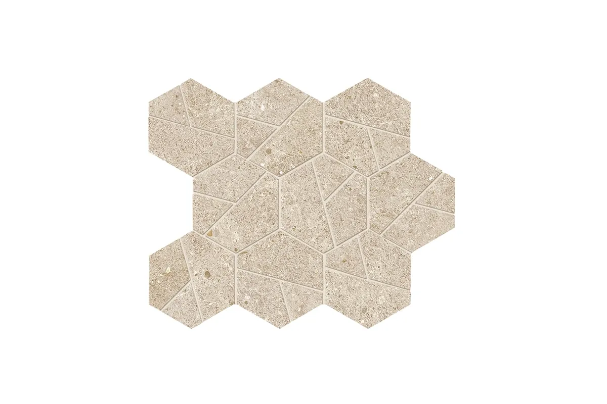 Керамогранит Atlas Concorde Boost Stone Cream Mosaico Hex