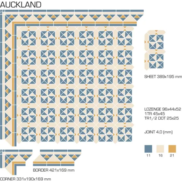 Керамогранит TopCer Victorian Designs Auckland