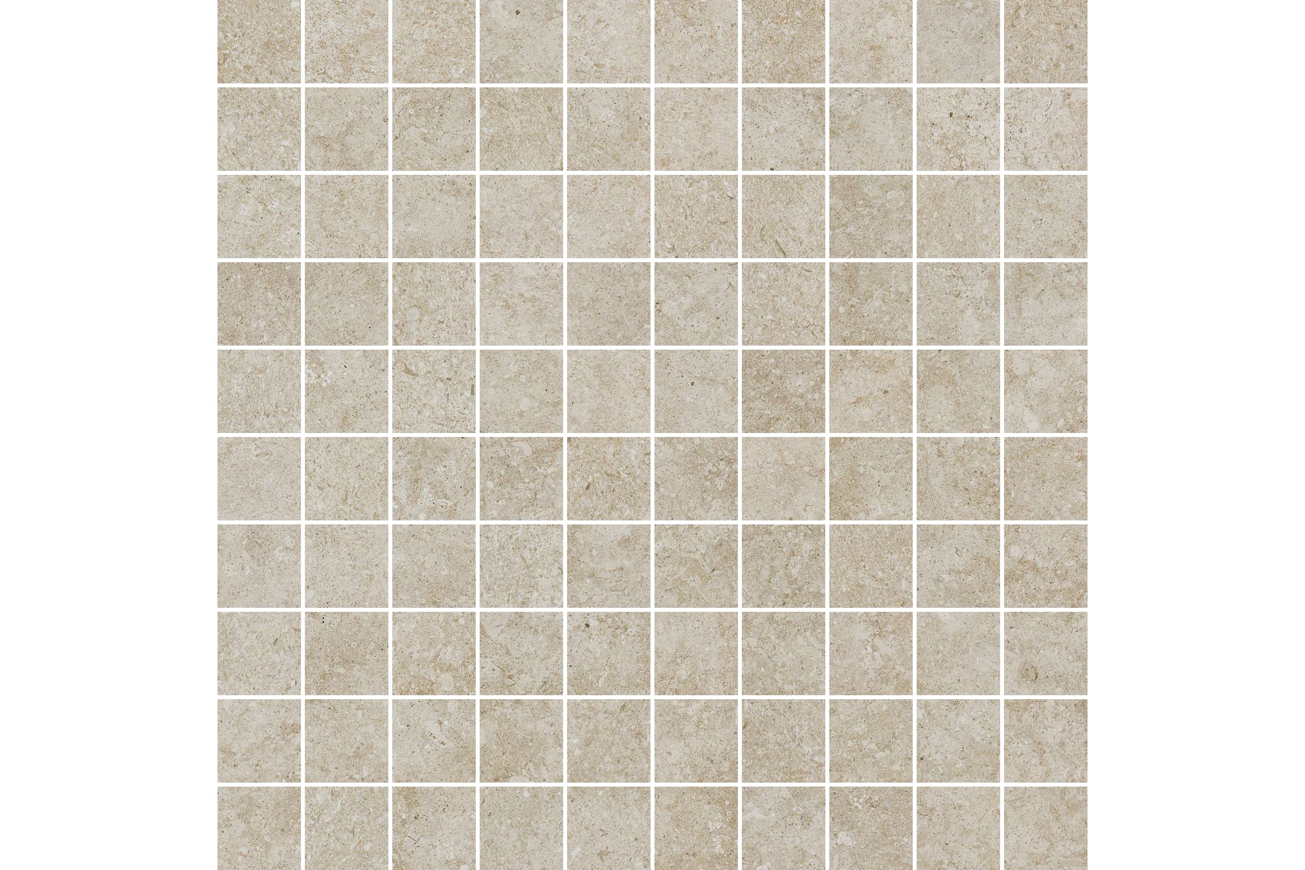 Керамогранит Settecento Shellstone Mosaico Sand 3.1X3.1 Su Rete