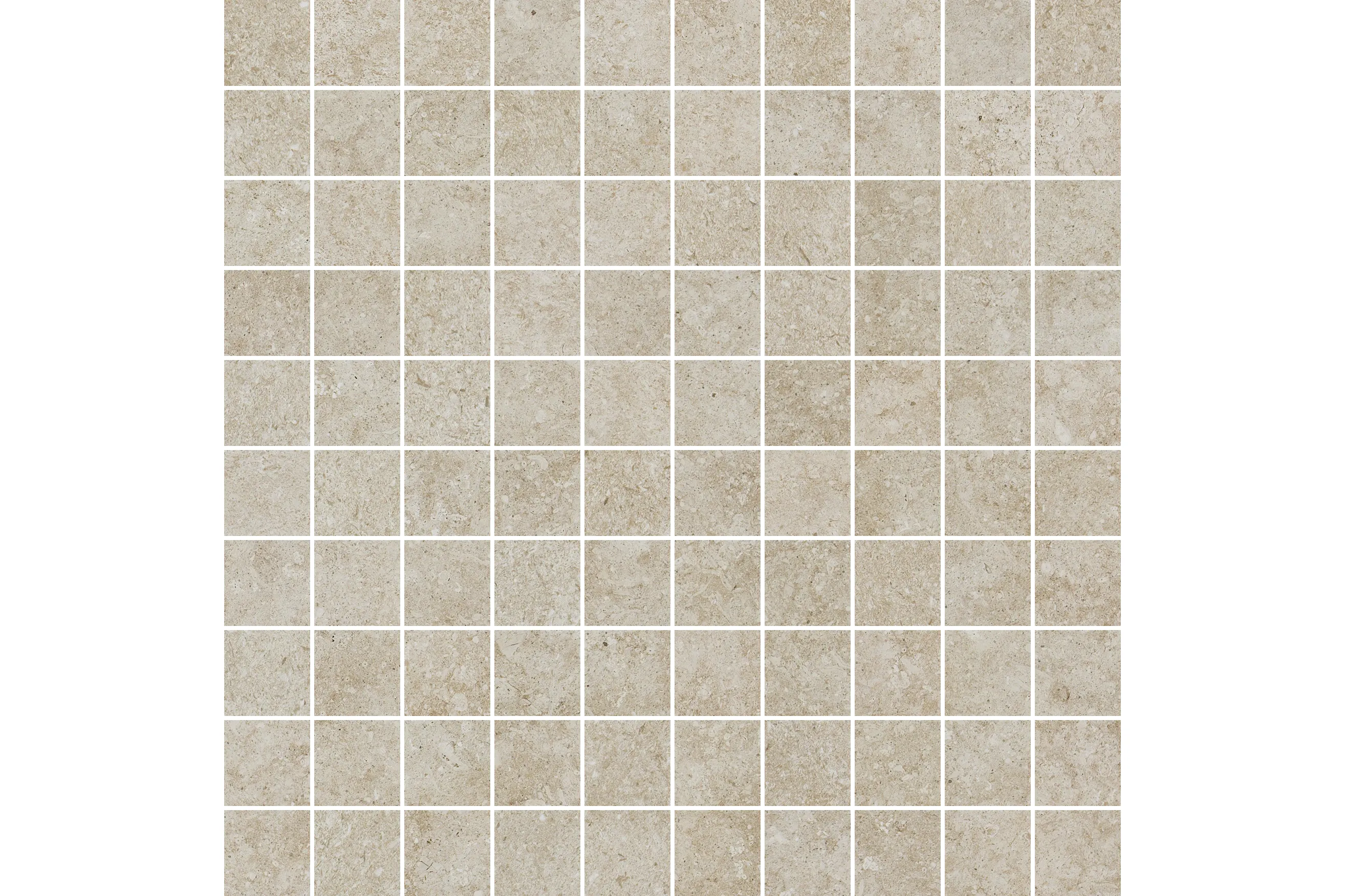 Керамогранит Settecento Shellstone Mosaico Sand 3.1X3.1 Su Rete