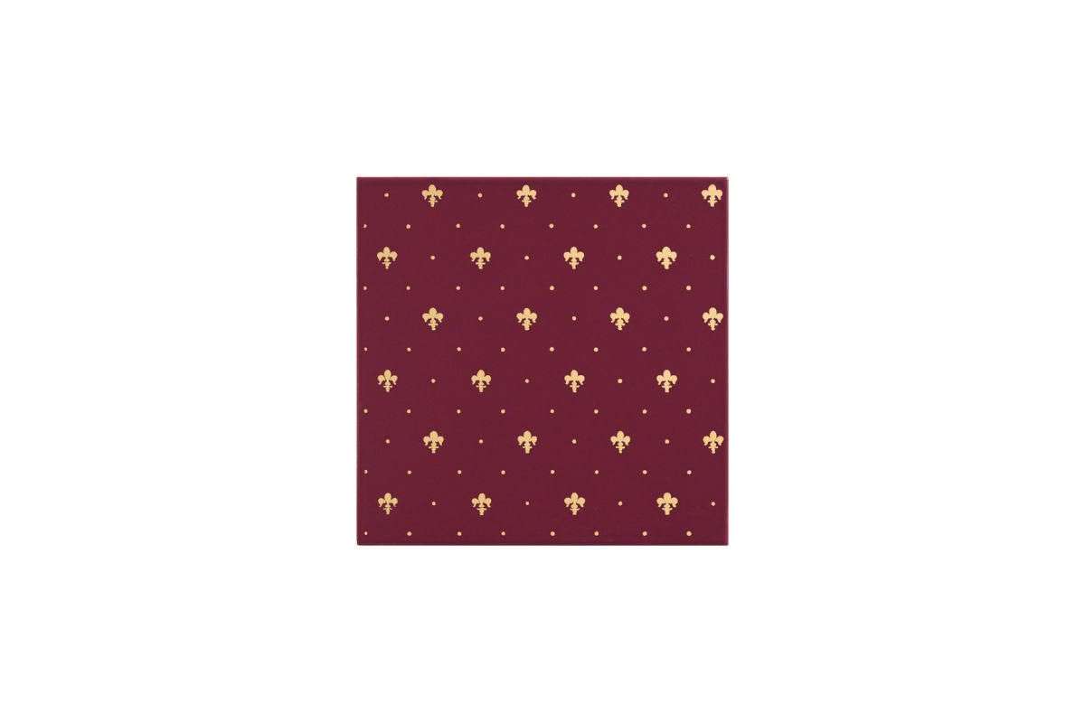 Керамогранит Petracers Grand Elegance Gold (Гранд Элеганс Голд) Giglio Oro Su Bordeaux