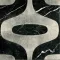 HALLEY Fondo Nero Marquinia   Decoro Argento 60 x 60