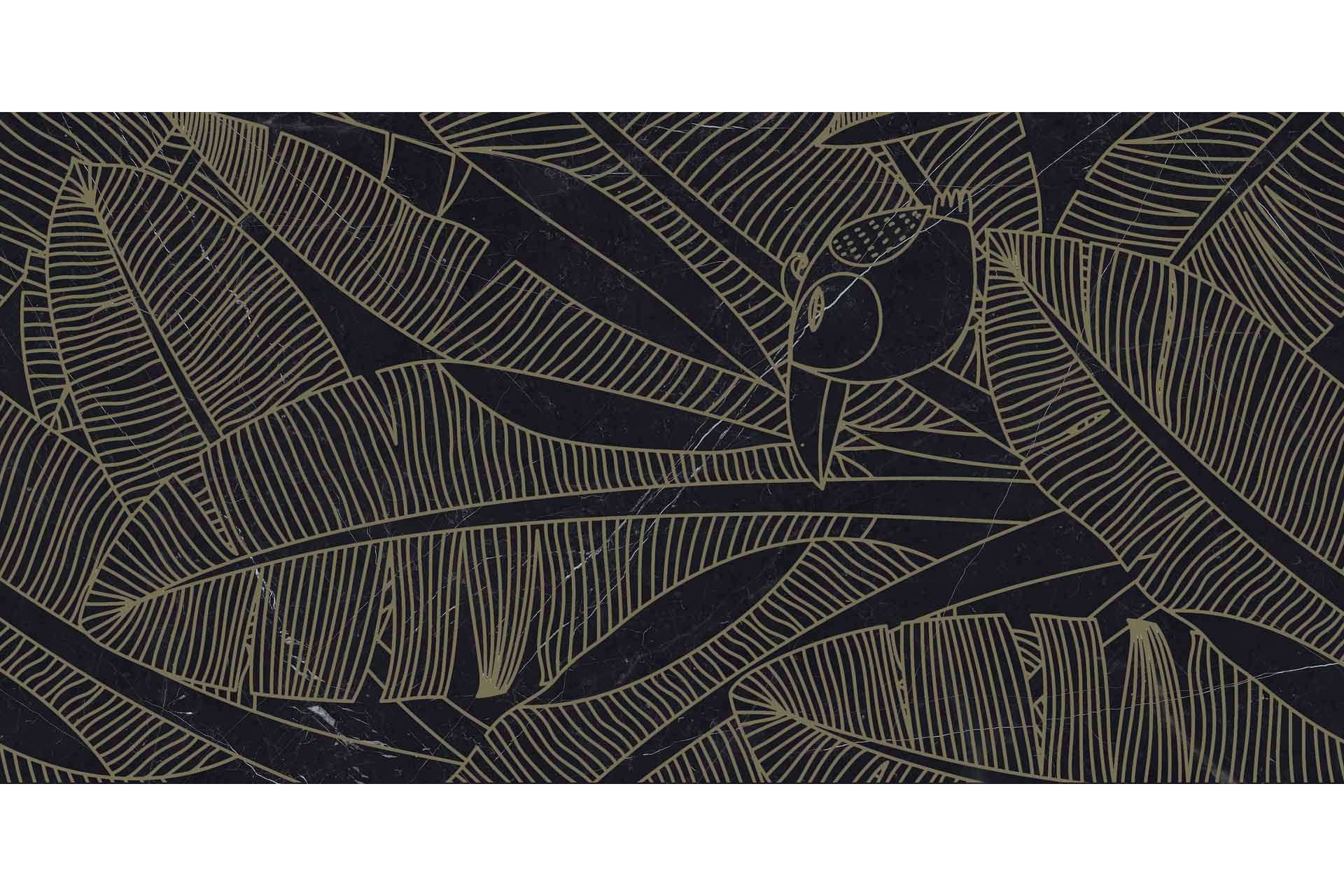 Керамогранит MaxFine by Iris FMG Design Your Slabs Toucans Forest Black Gold