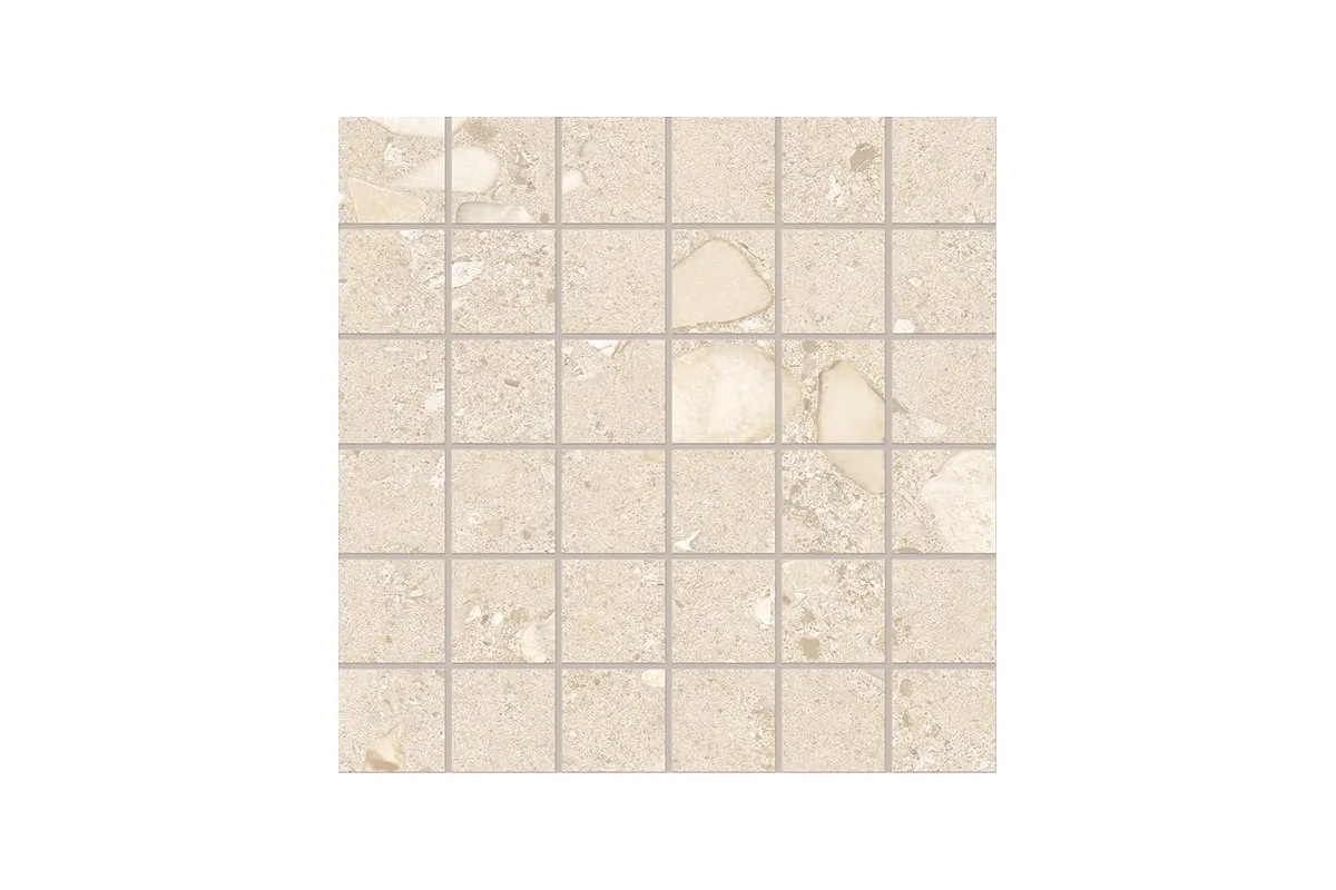 Керамогранит Ergon by Emil Group GemmaStone Gemma Giant Mosaico 5X5 Sabbia