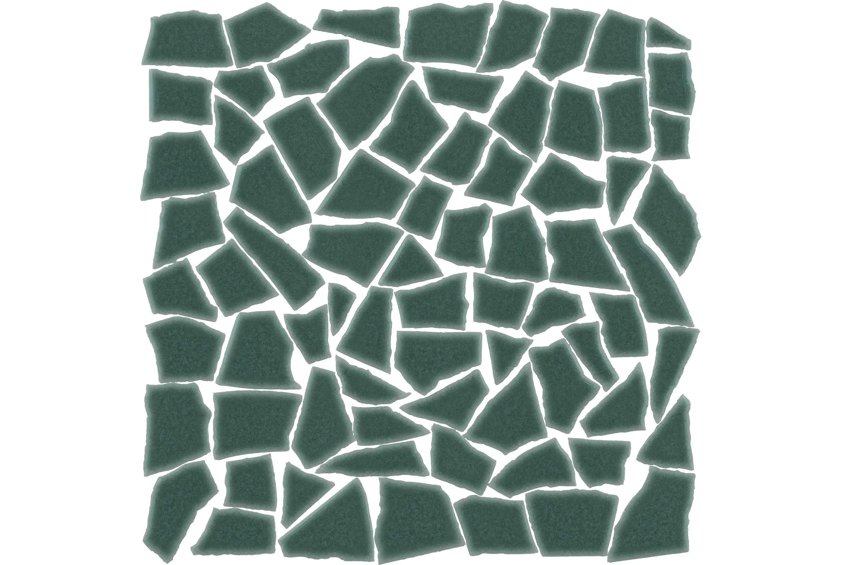 Керамогранит AcquarioDue Opus Mosaico Lucida Petrolio