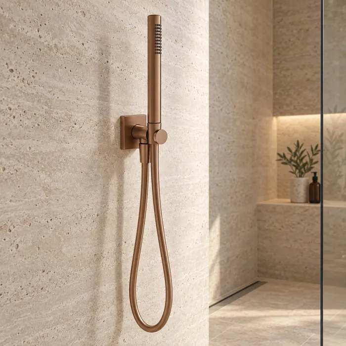 Cантехника Gessi Inverso Rigato Ручной душ со шлангом 150 см и держателем