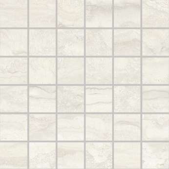 Керамогранит Provenza by Emil Group Unique Travertine Mosaico 5x5 Vein Cut White