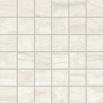 Керамогранит Provenza by Emil Group Unique Travertine Mosaico 5x5 Vein Cut White