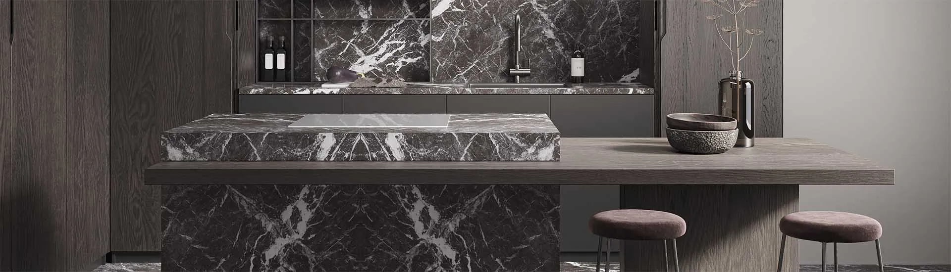 Керамогранит Casalgrande Padana Marmoker Deep Dark