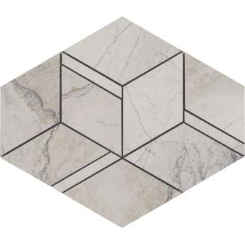 Керамогранит La Fabbrica Bolgheri Stone Rombo Natural-White