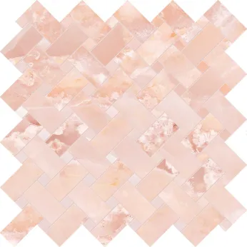 Керамогранит Emil Ceramica Tele Di Marmo Onyx Onix Pink Mosaico Intrecci