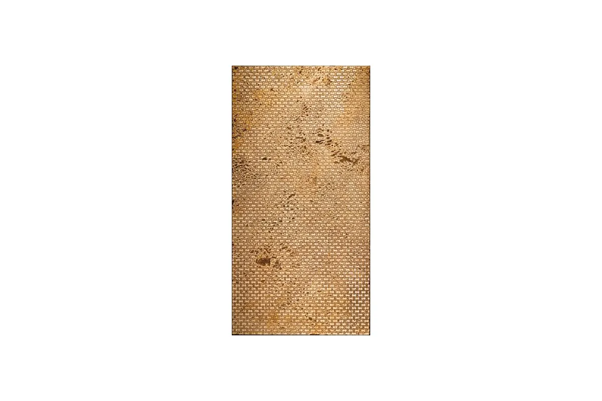 Мрамор Petra Antiqua Lacche 2 Plot  Fondo Travertino - Decoro Oro 30,5 X 60