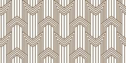 Geometria Ottone Su Bianco